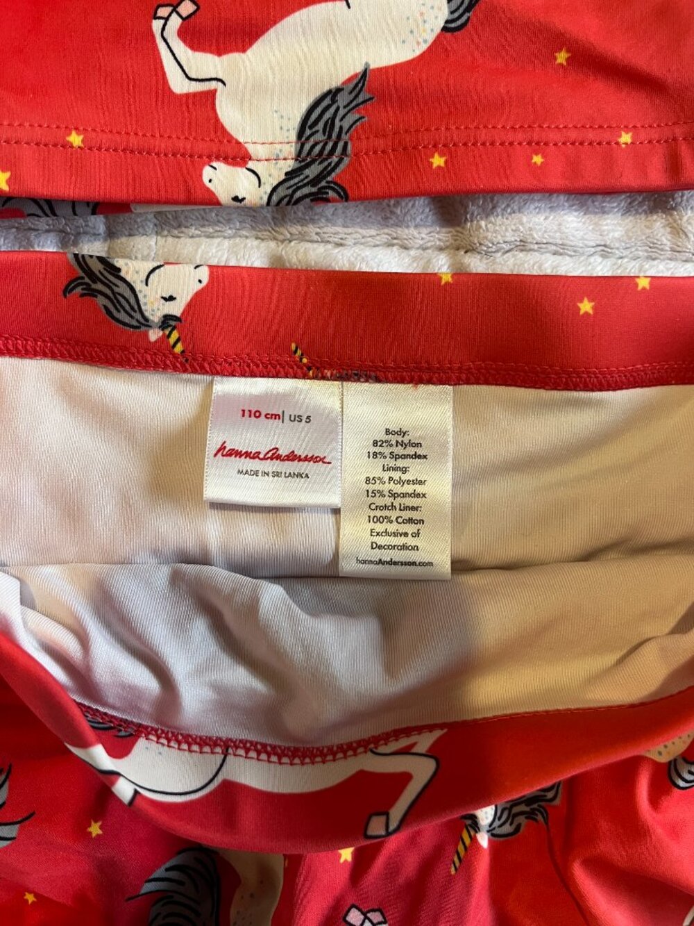 Hanna Andersson unicorn skirted swimsuit - Picture 3 of 5